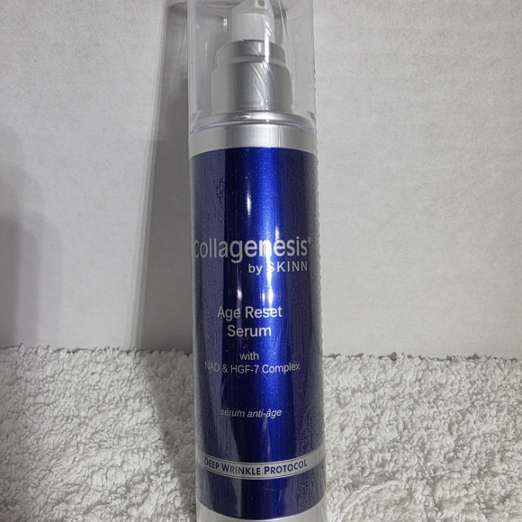 Collagenesis by SKINN Age Reset Serum w/NAD Deep Wrinkle Protocol 3.4oz NEW